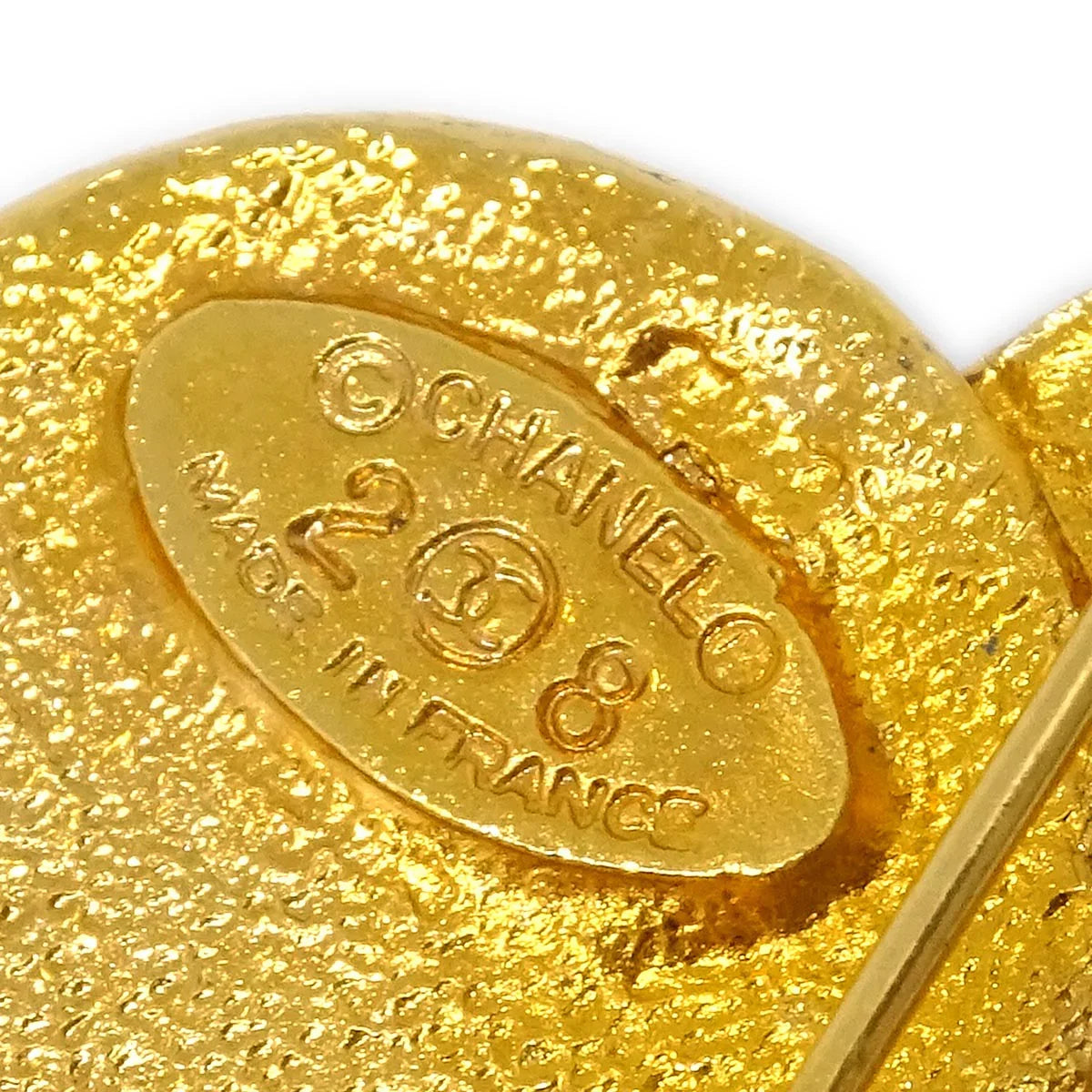 Chanel Brooch Pin Gold 1240/28