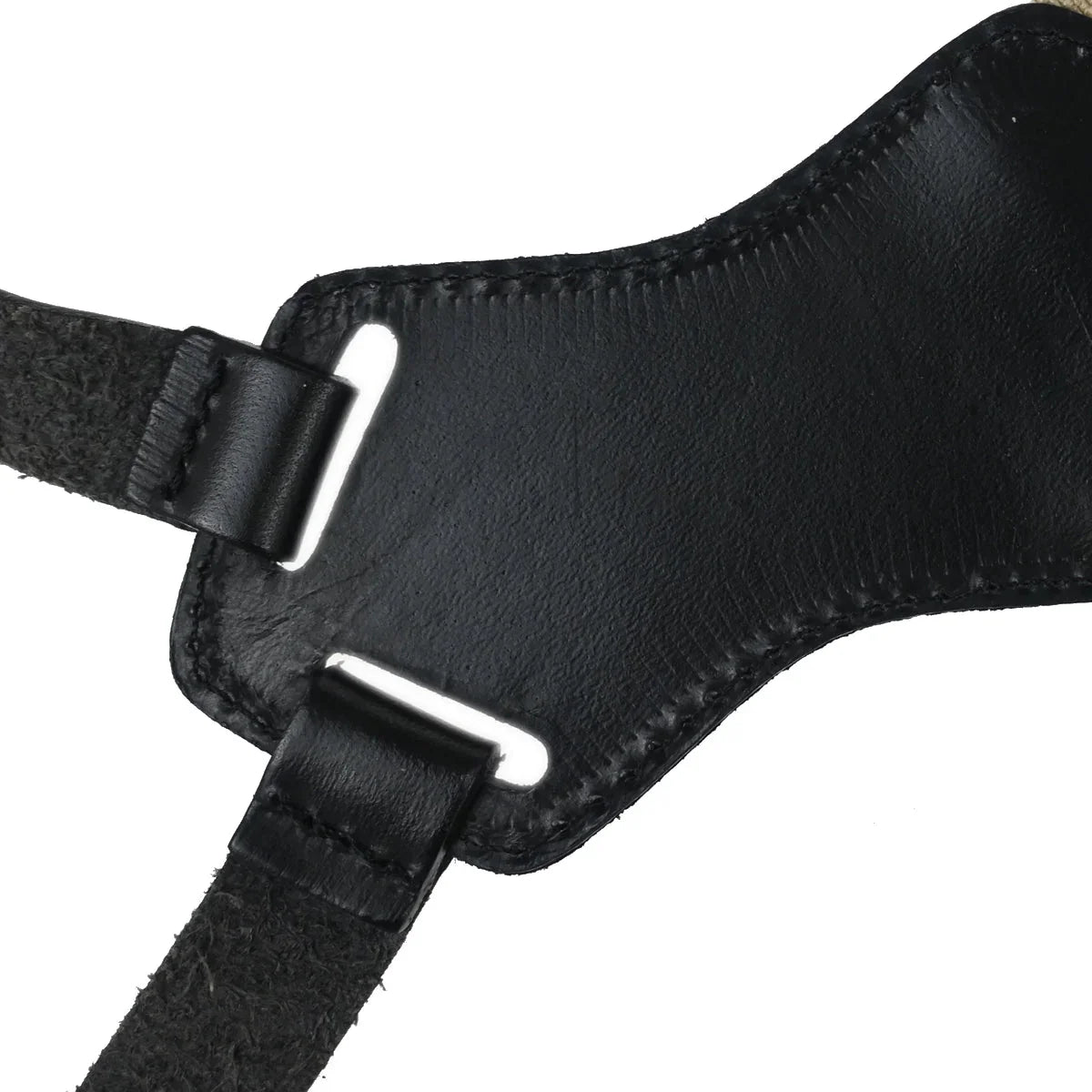 Chanel Suspenders Beige Small Good