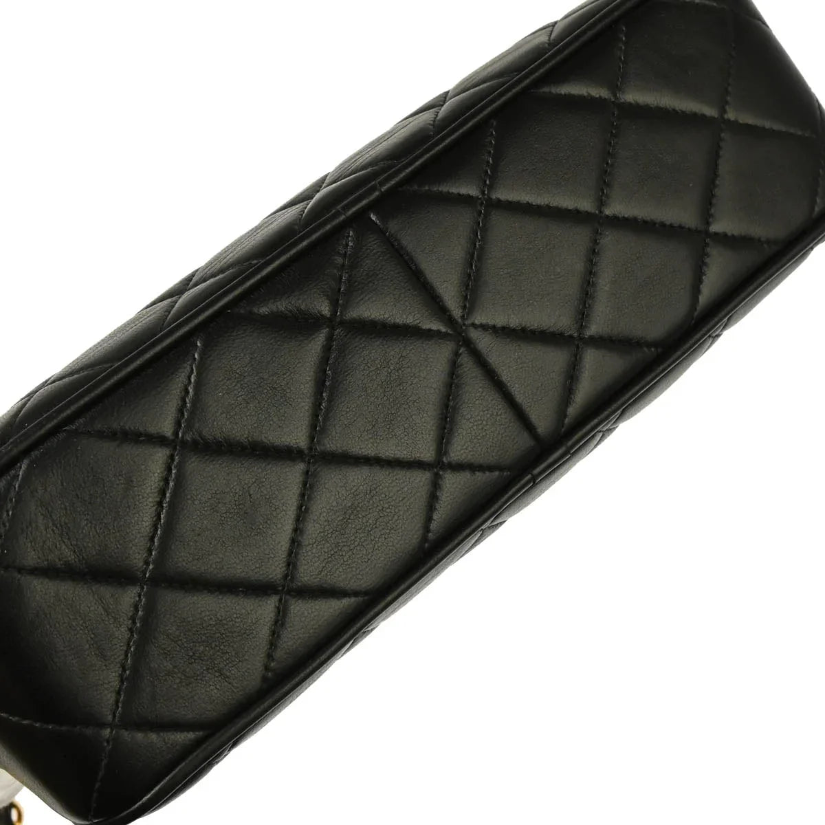 Chanel 1994-1996 Black Lambskin Camera Bag Small