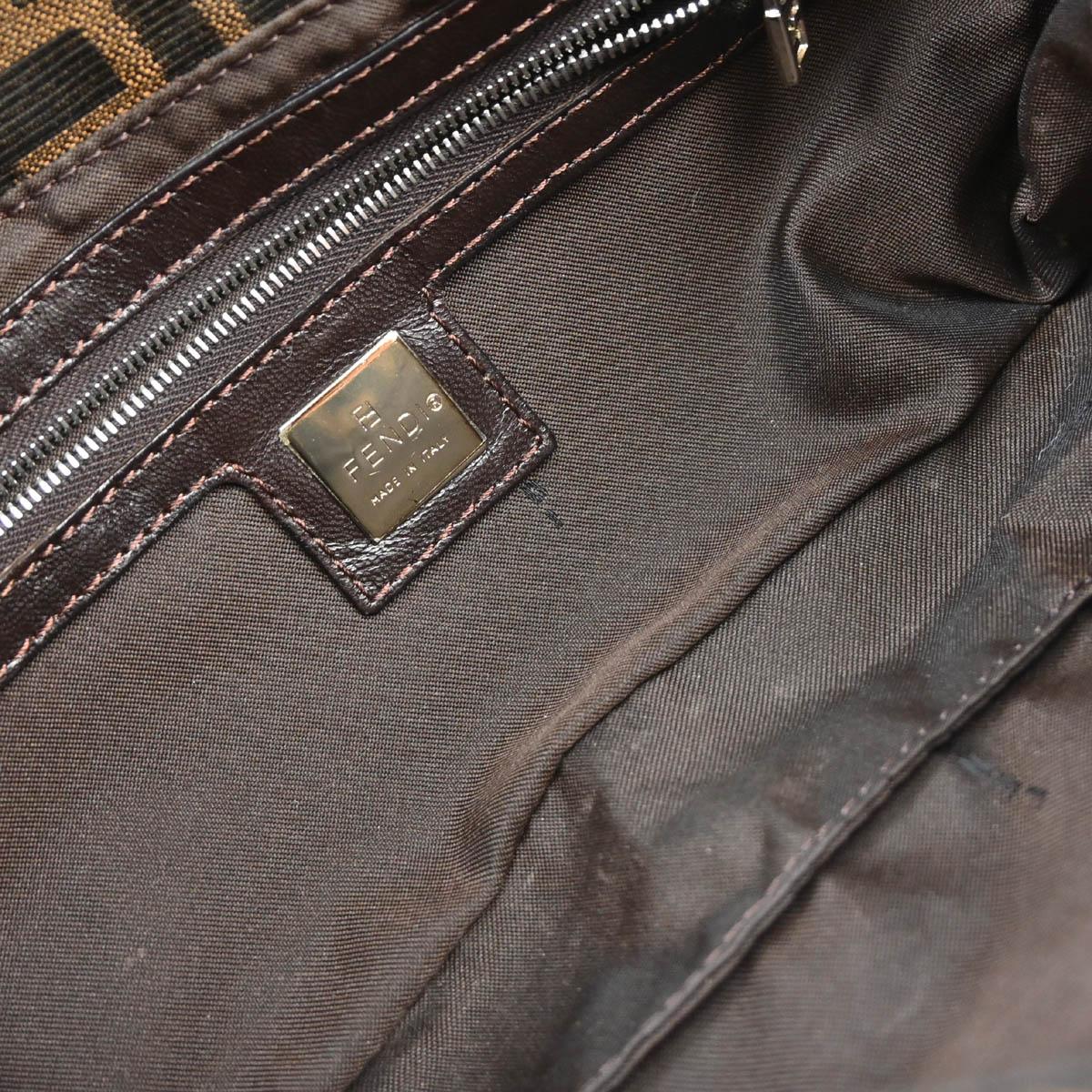 Fendi 2000s * Python Beads Zucca Baguette Handbag