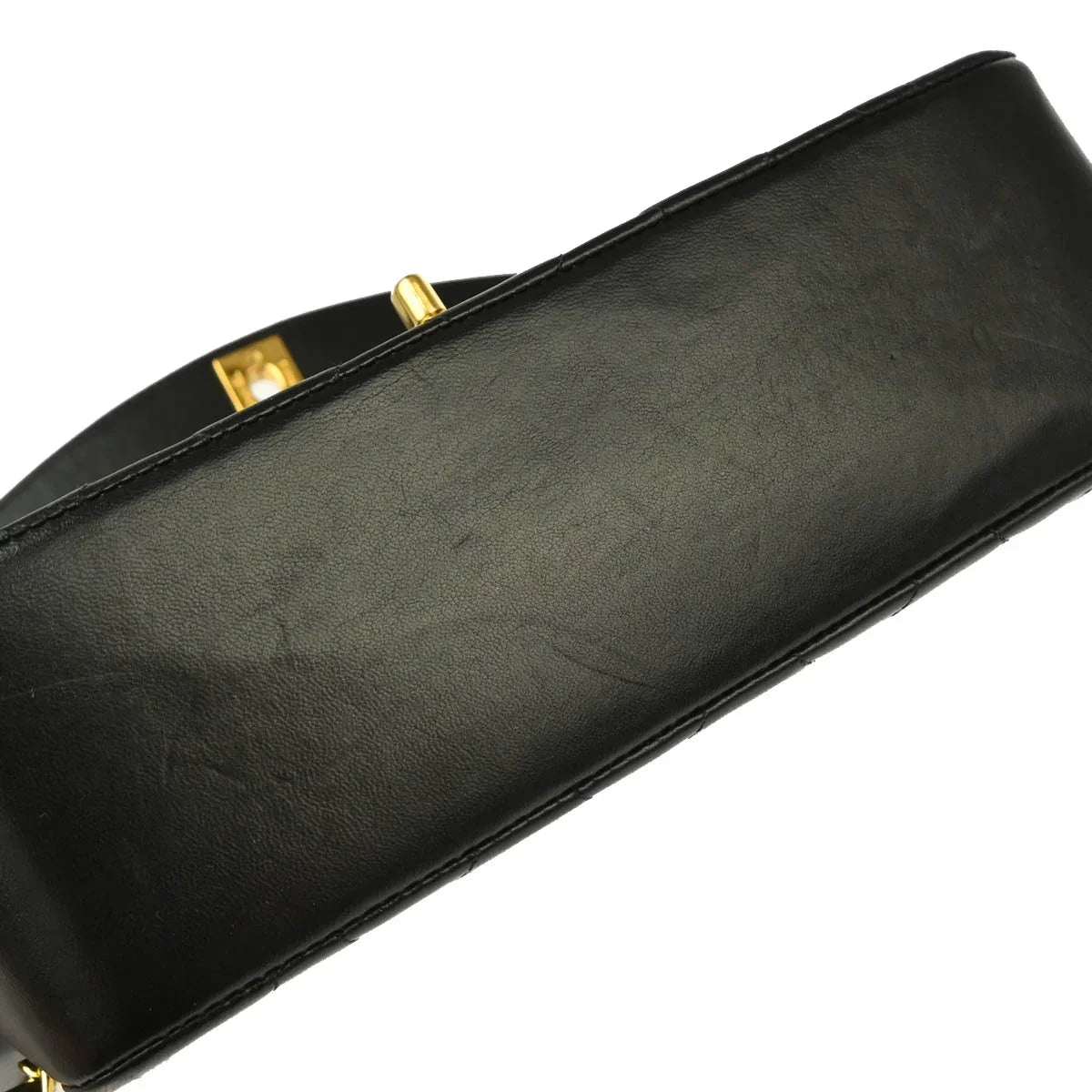 Chanel 1996-1997 Black Lambskin Small Diana Shoulder Bag
