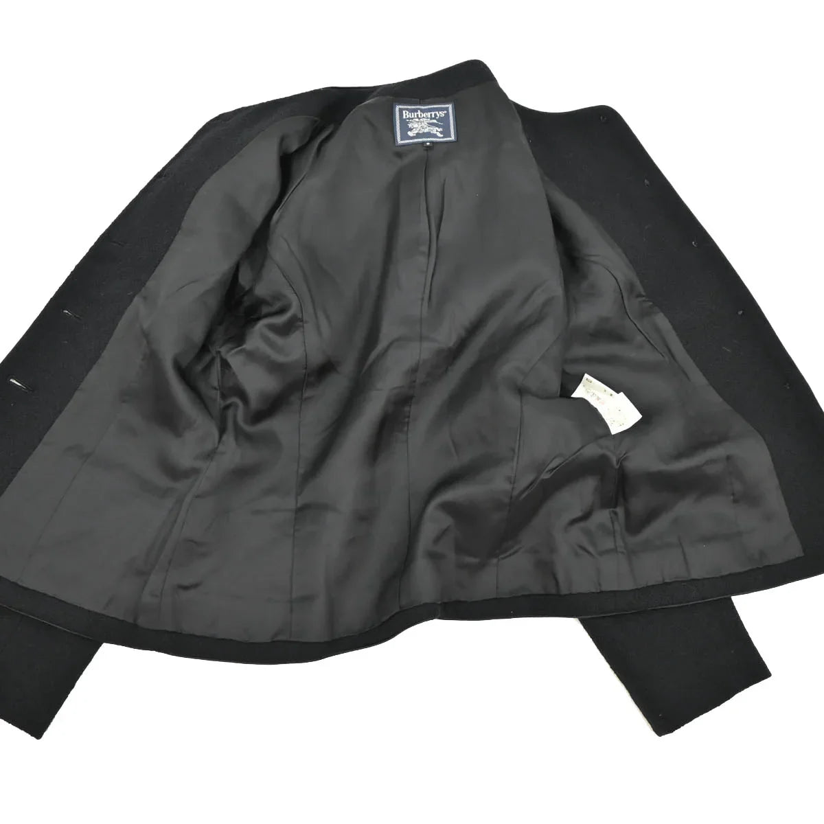 Burberrys Setup Suit Jacket Skirt Black #36-38