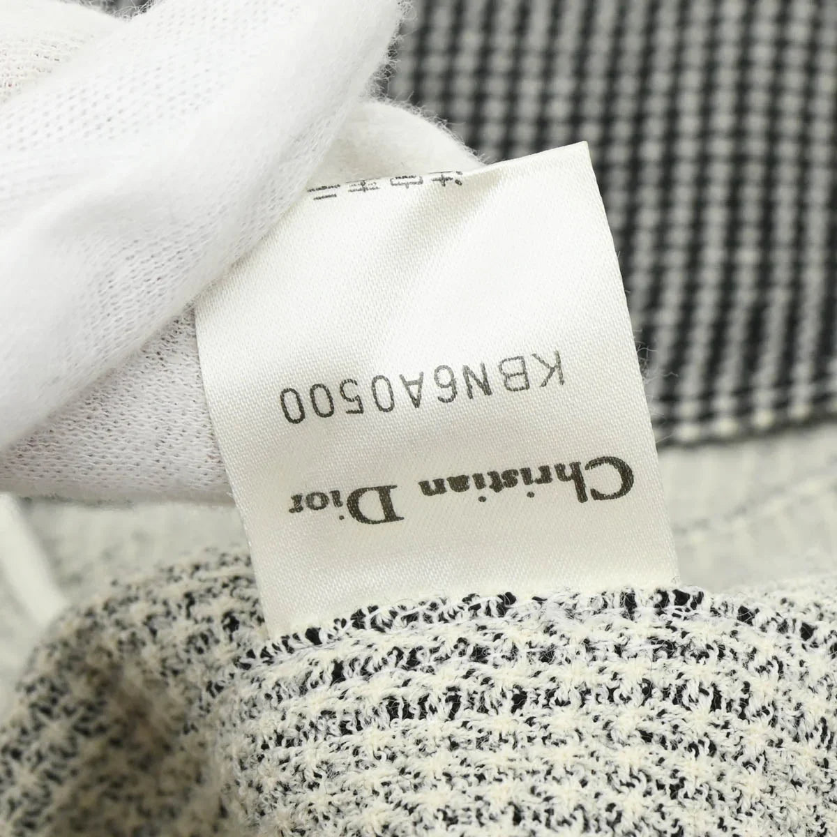 Christian Dior 1980s Houndstooth Check Single Breasted Jacket #34 - #36