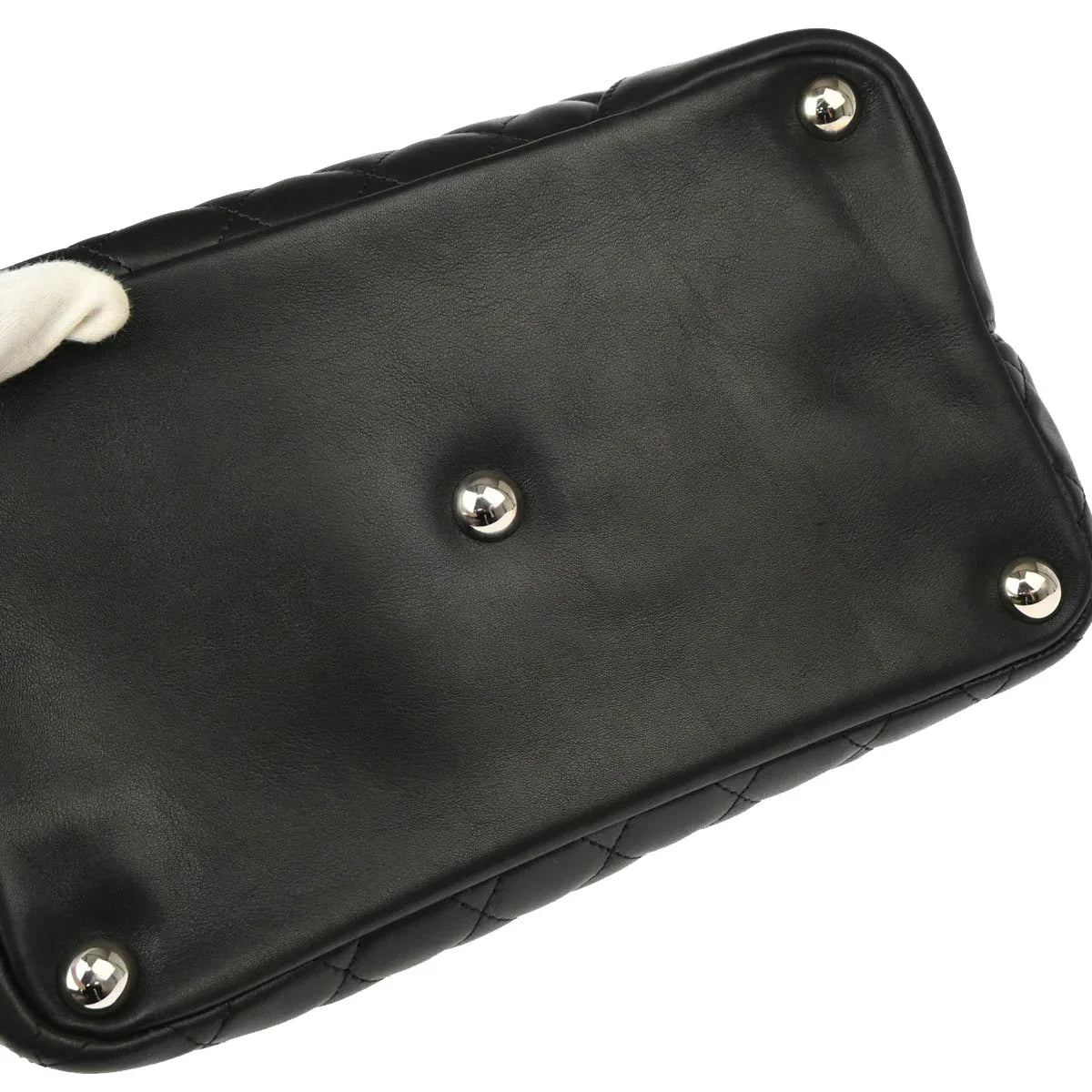 Chanel 2004-2005 Black Calfskin Cambon Ligne Tote Handbag