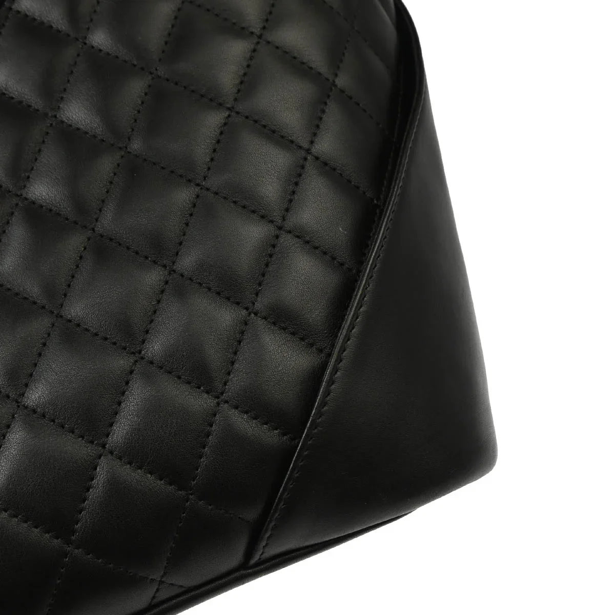 Chanel 2004-2005 Black Calfskin Cambon Ligne Tote Handbag