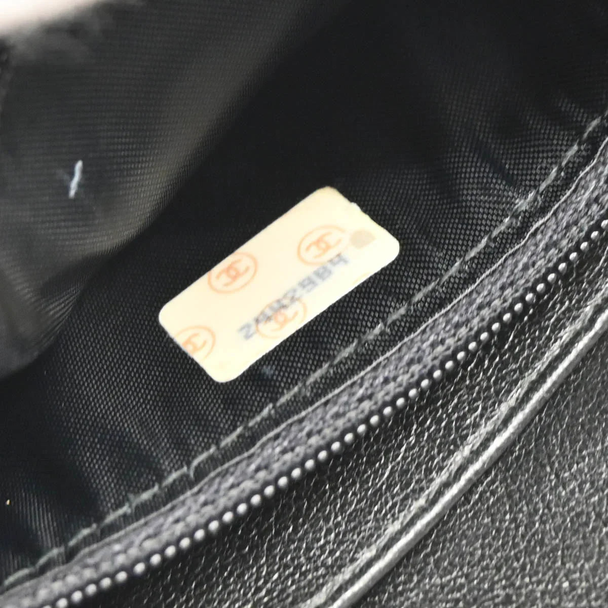 Chanel 1991-1994 Black Lambskin Camera Bag Mini