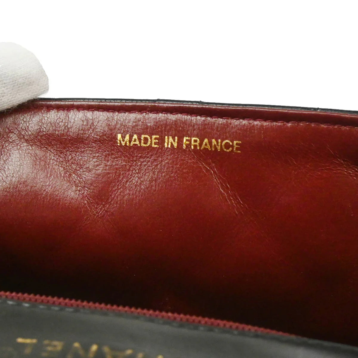 Chanel 1989-1991 Black Lambskin Shoulder Bag