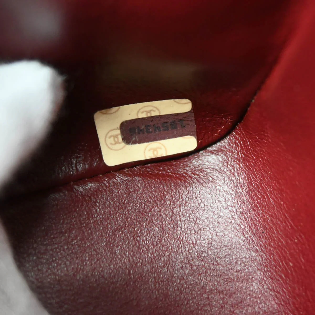 Chanel 1989-1991 Black Lambskin Shoulder Bag