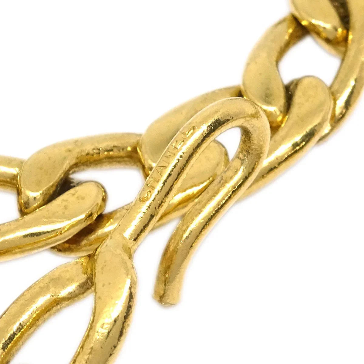 Chanel Chain Belt Medallion Gold Small Good