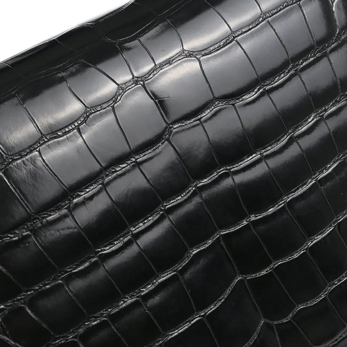 Hermes 1996 * Black Alligator Constance 23 Shoulder Bag
