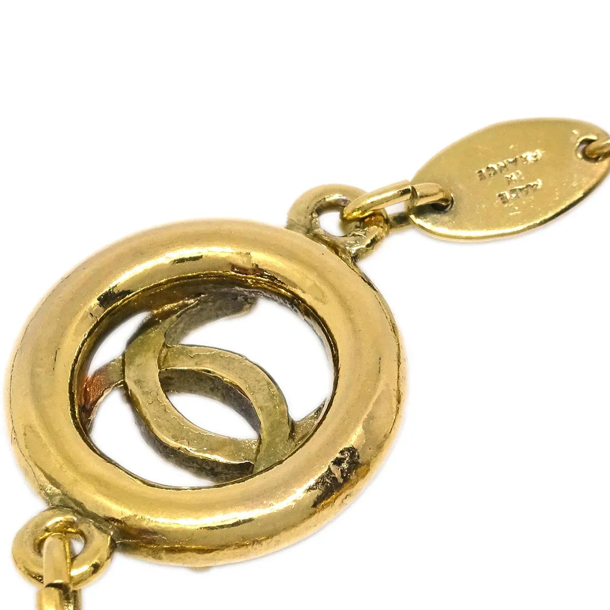 Chanel CC Bracelet Gold 1983