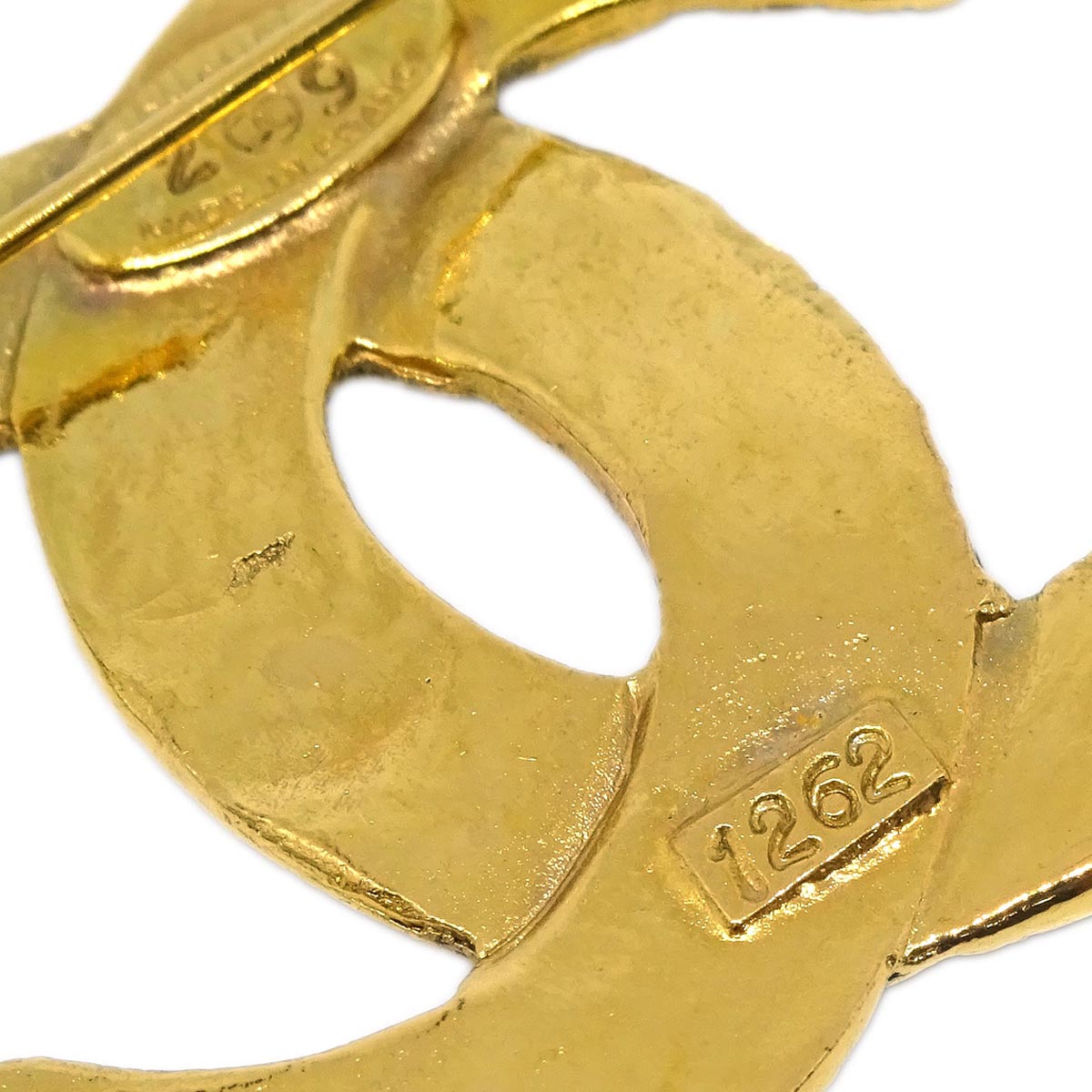 Chanel CC Brooch Pin Gold 29/1262