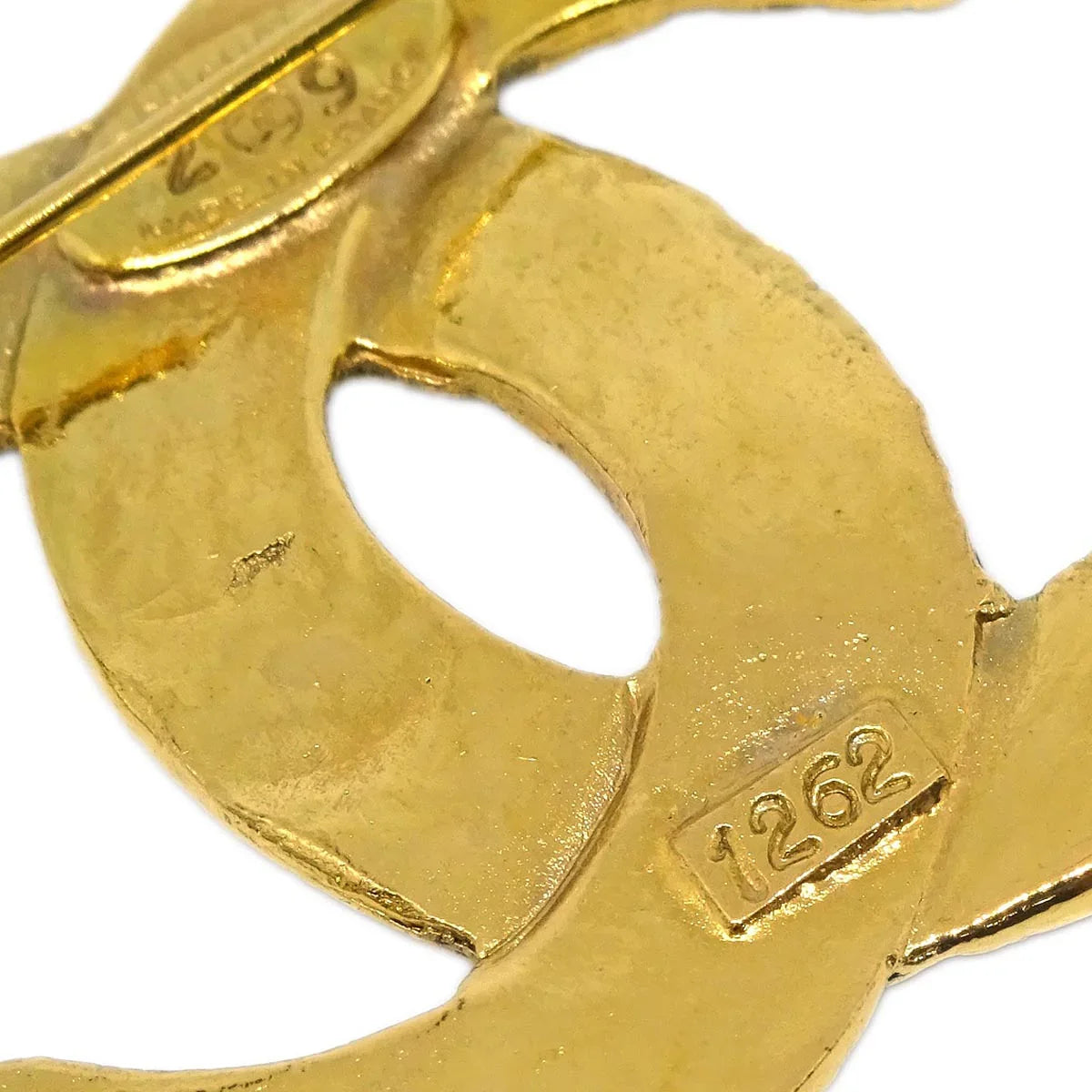 Chanel CC Brooch Pin Gold 29/1262