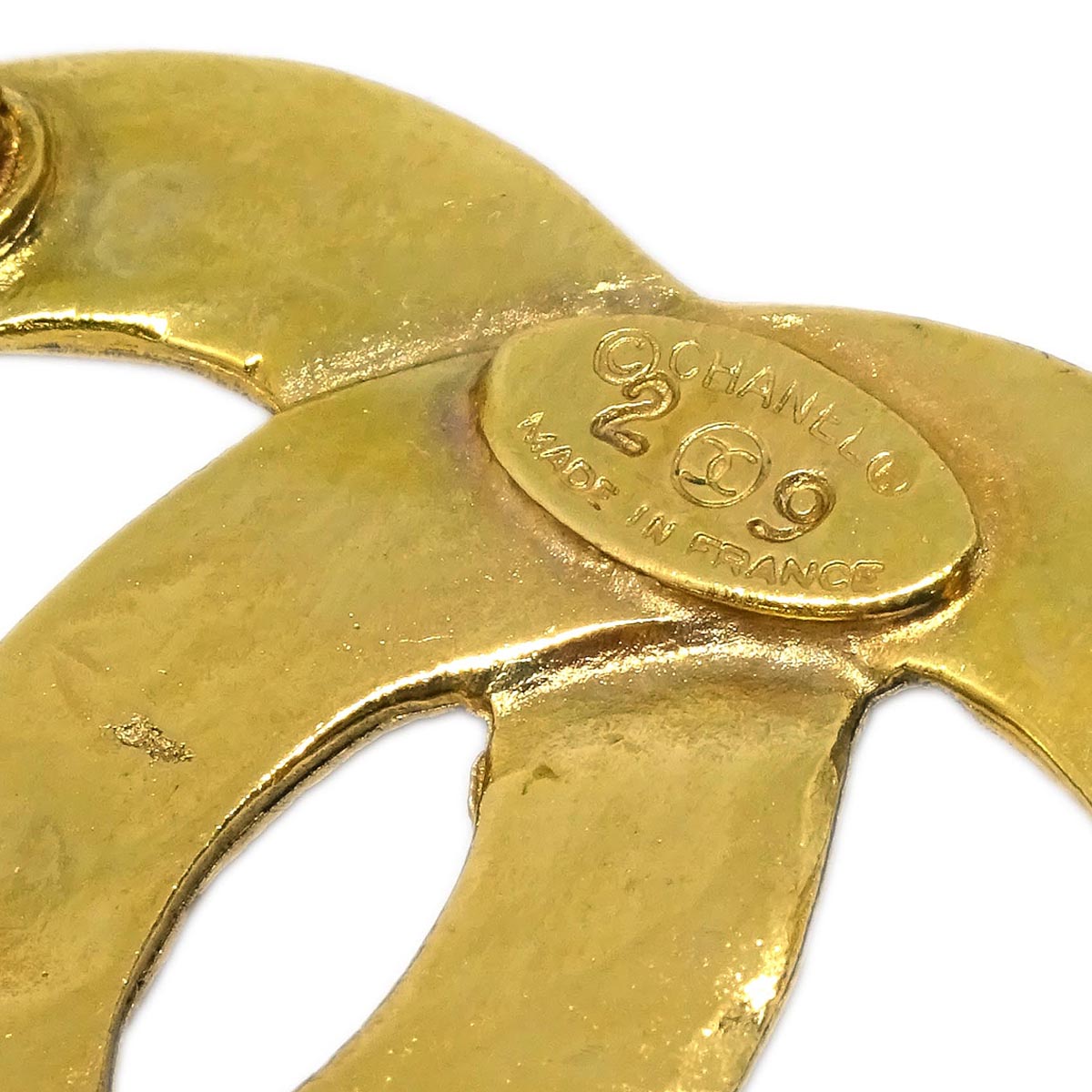 Chanel CC Brooch Pin Gold 29/1262
