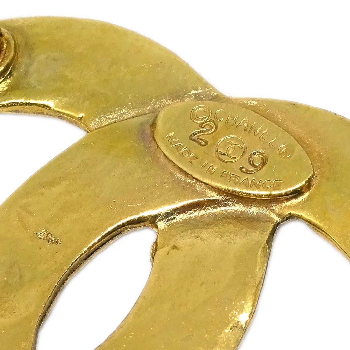 Chanel CC Brooch Pin Gold 29/1262