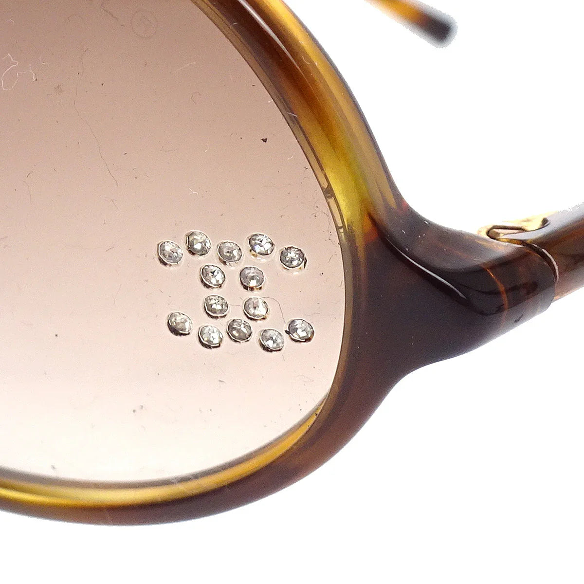 Chanel Sunglasses Eyewear Brown Small Good