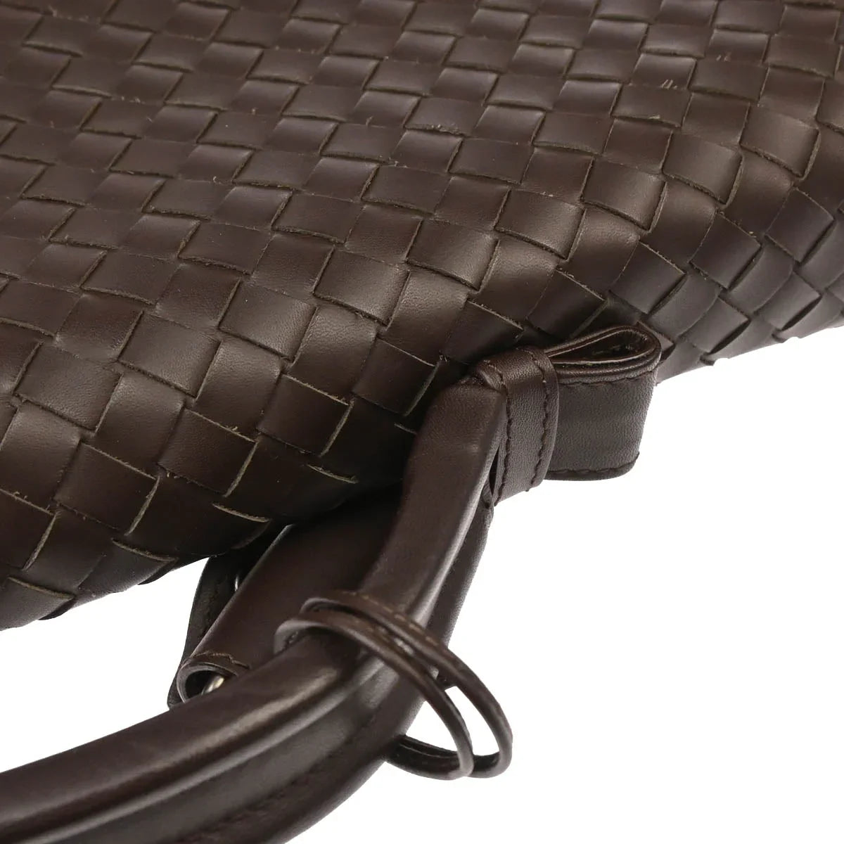 Bottega Veneta Brown Intrecciato Briefcase Handbag