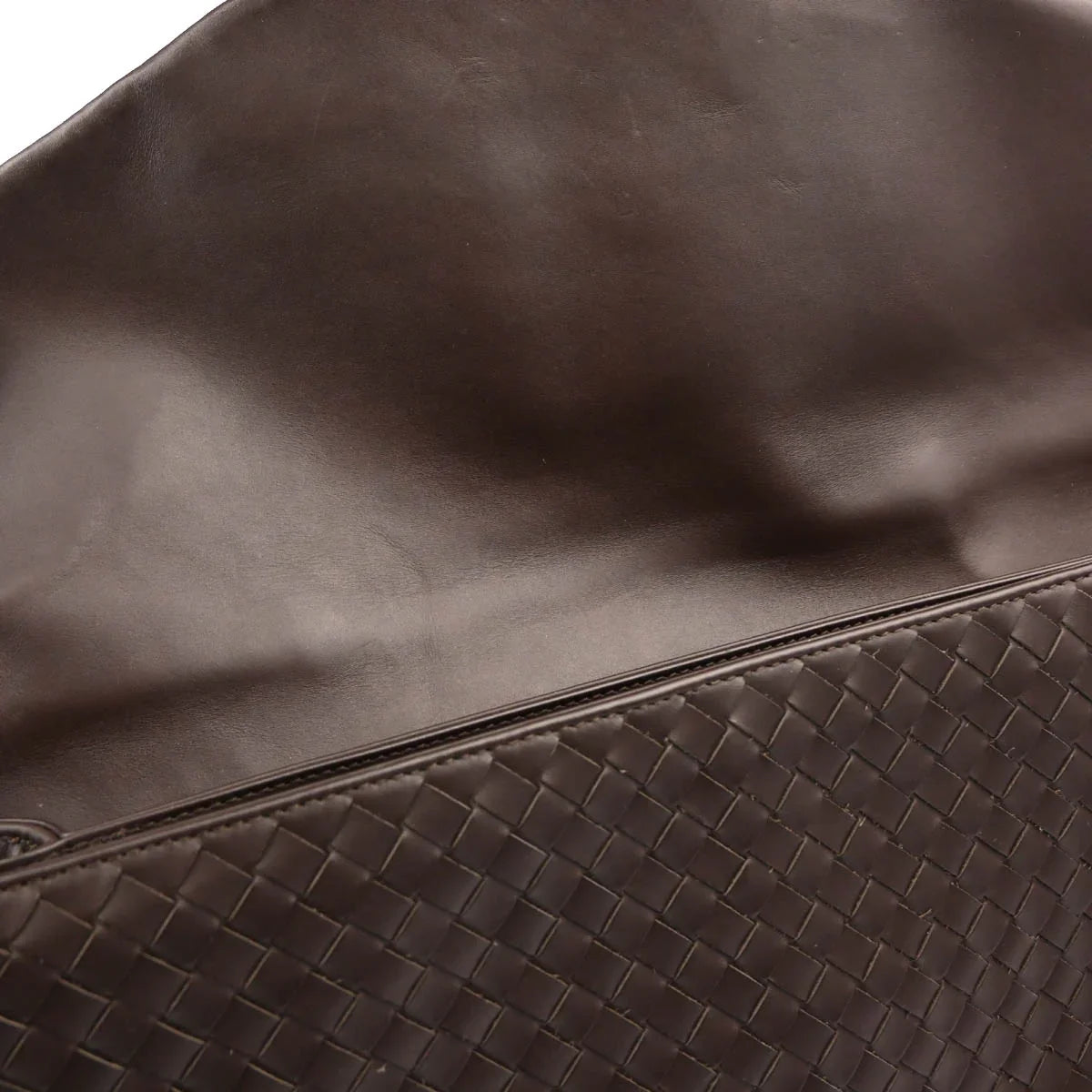 Bottega Veneta Brown Intrecciato Briefcase Handbag