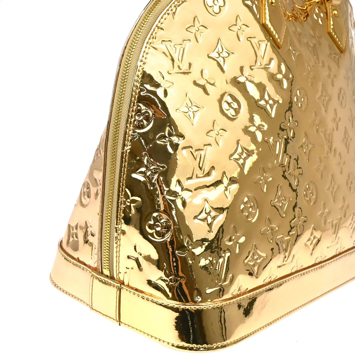 Louis Vuitton 2008 Gold Monogram Miroir Alma MM Handbag