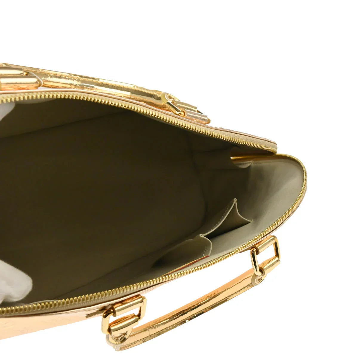 Louis Vuitton 2008 Gold Monogram Miroir Alma MM Handbag