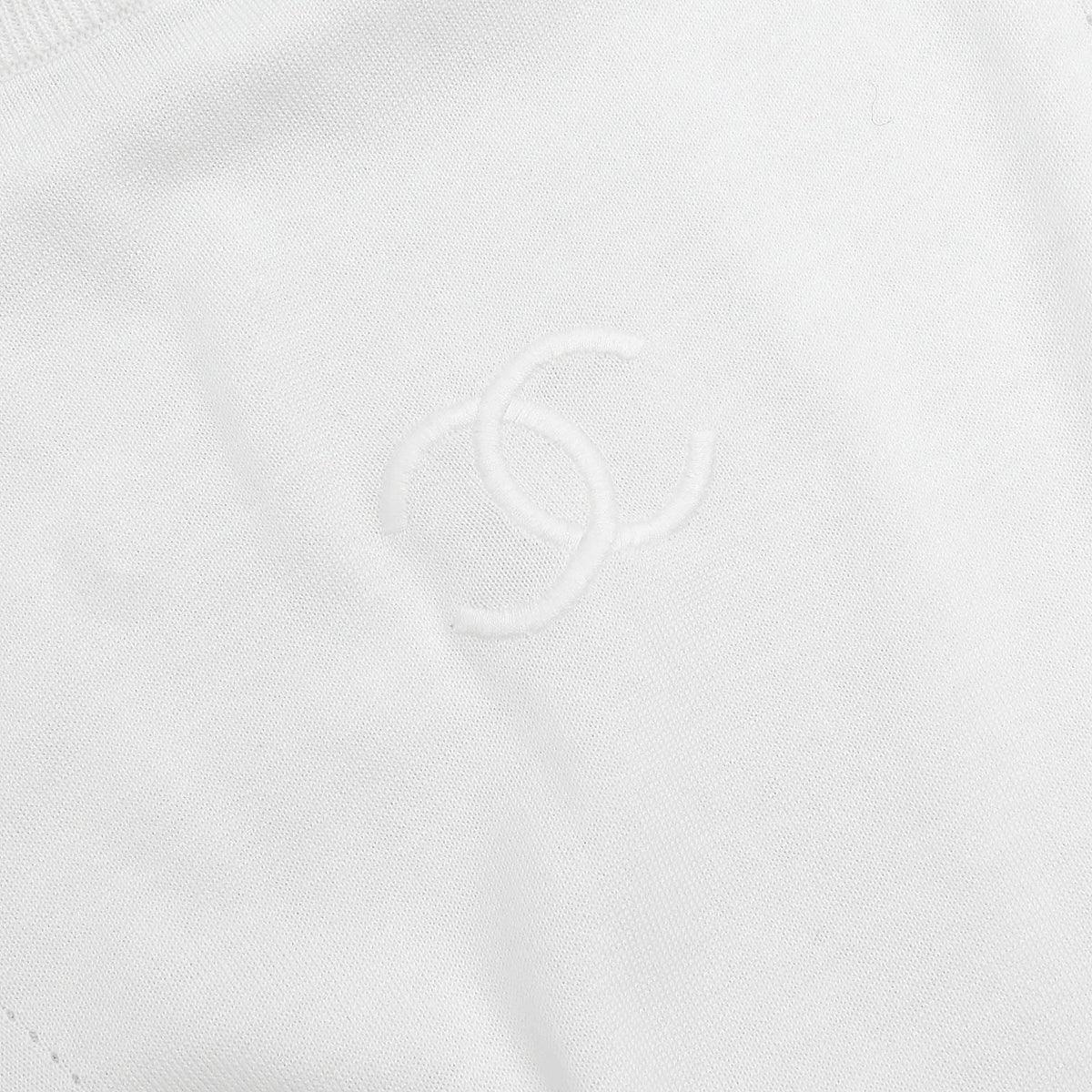 Chanel Short Sleeve Top White