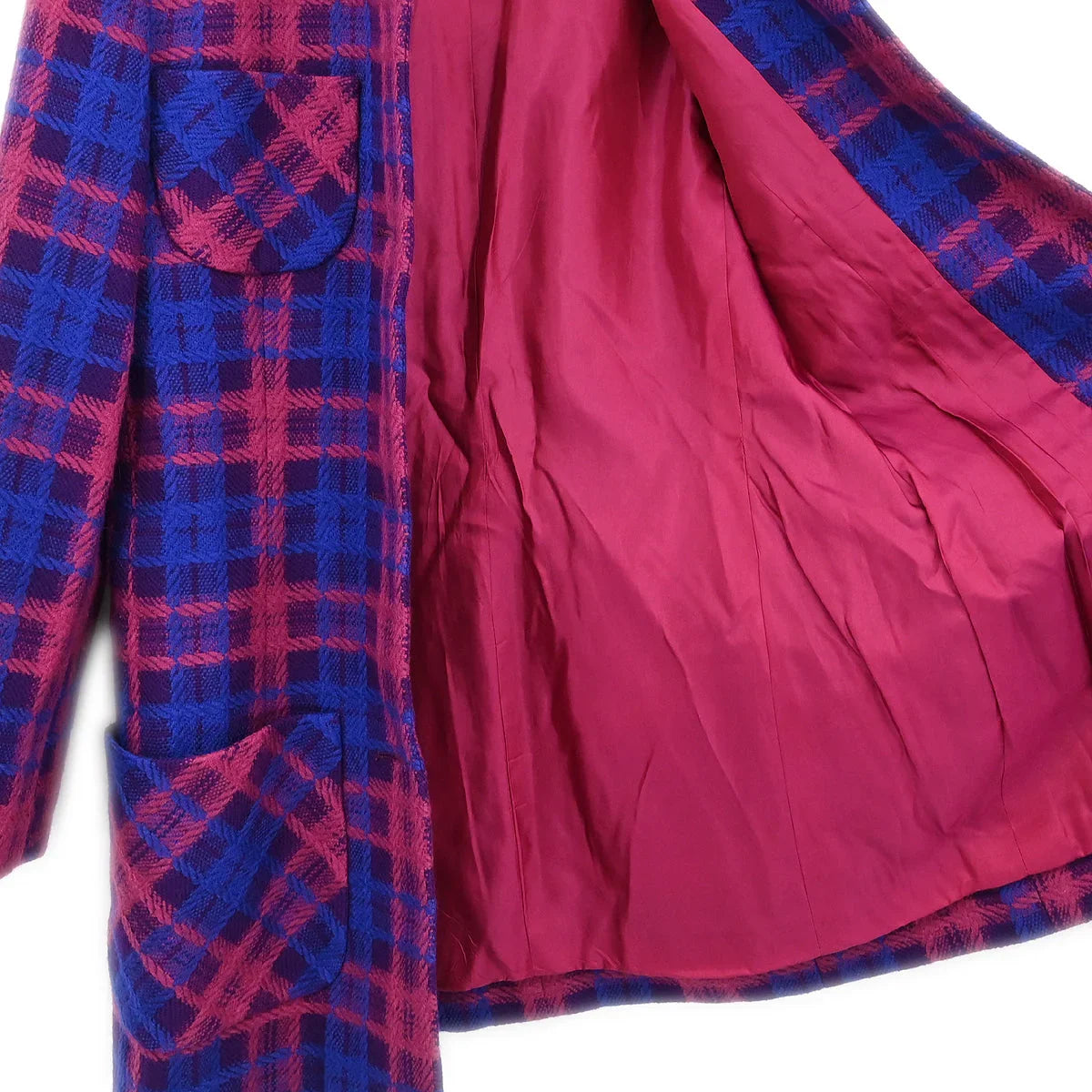 Celine Single Breasted Jacket Collarless Blue #38