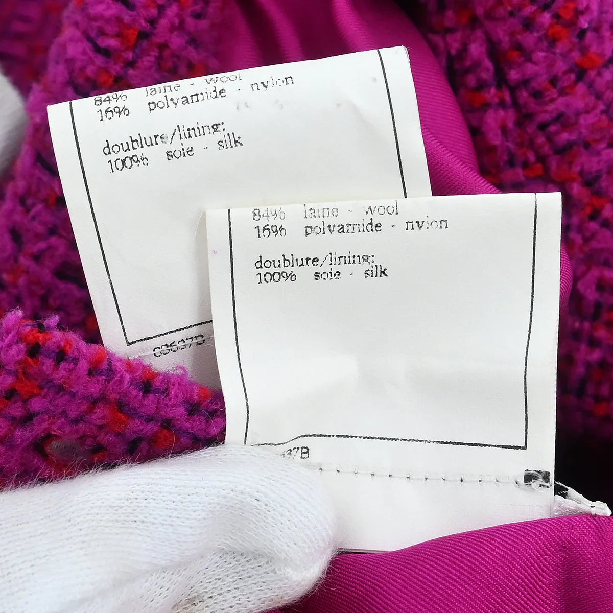 Chanel 1995 Setup Suit Jacket Skirt Purple #34