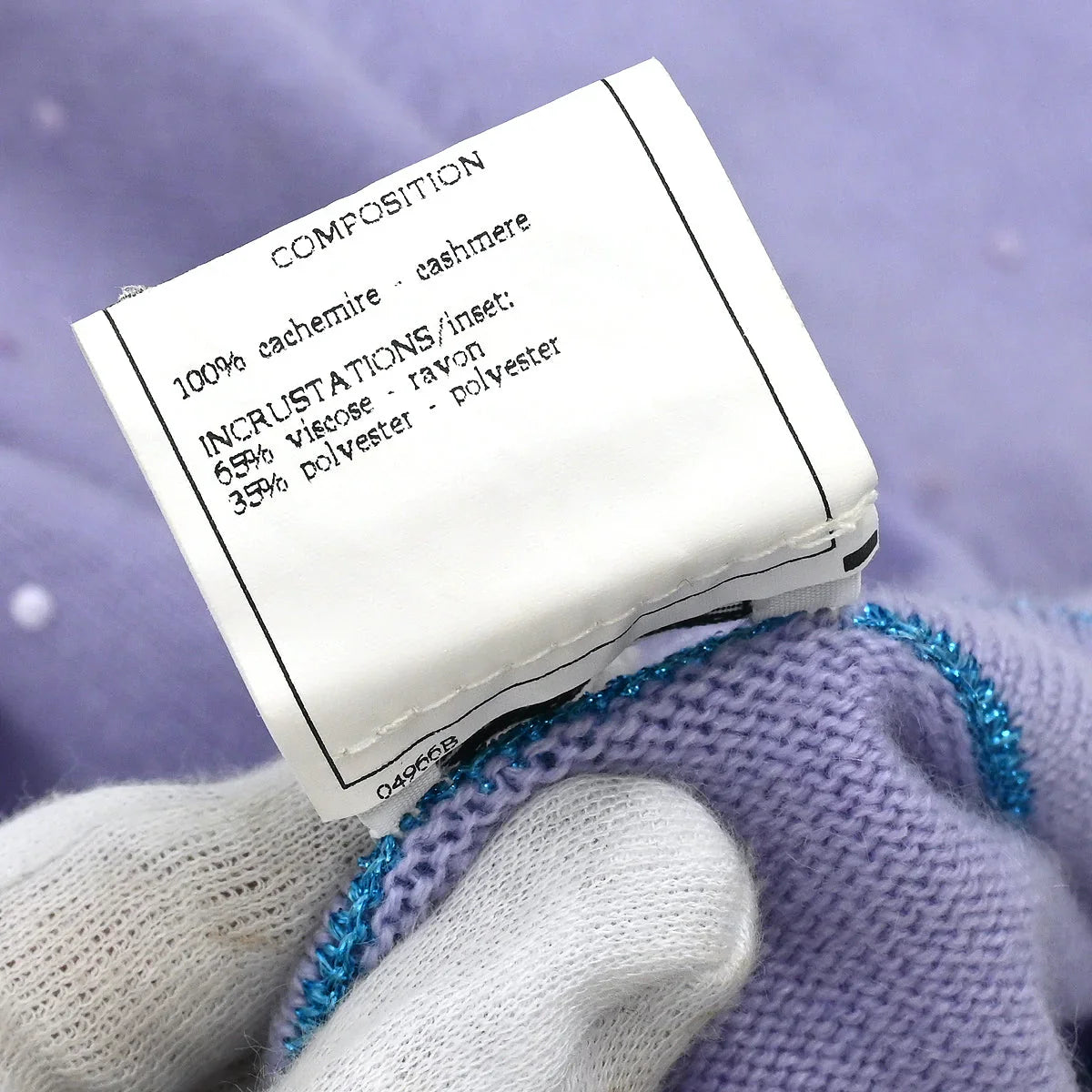 Chanel 1996 Cardigan Purple #42
