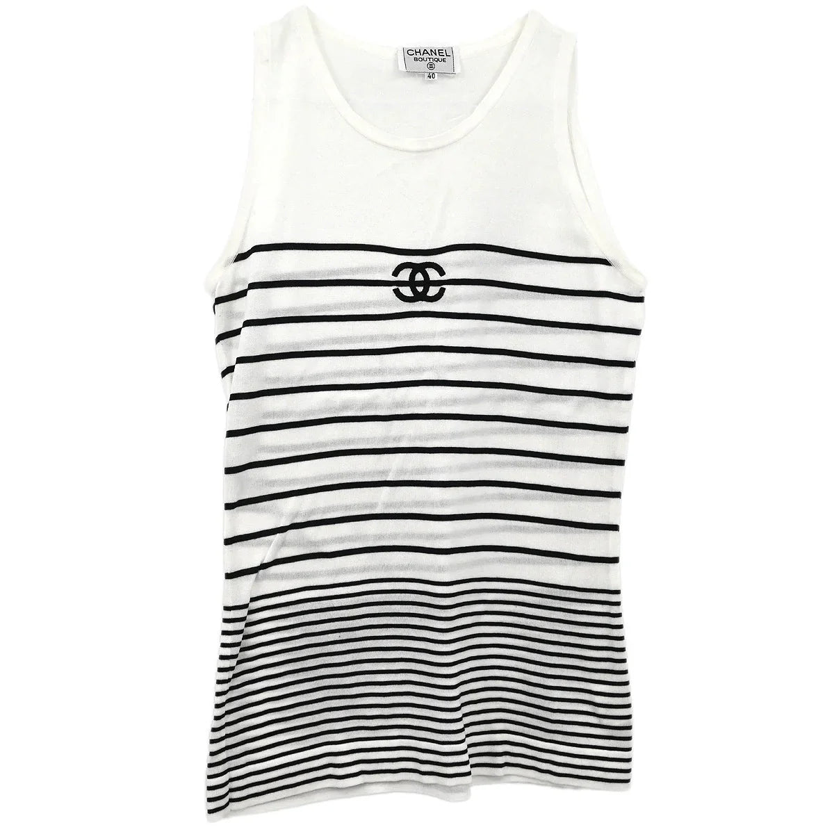 Chanel Sleeveless Top White #40