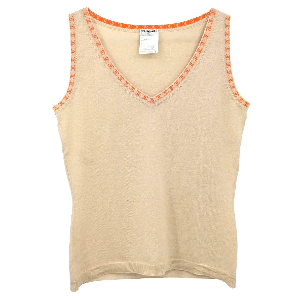 Chanel 2001 Cashmere V-Neck Tank Top #36