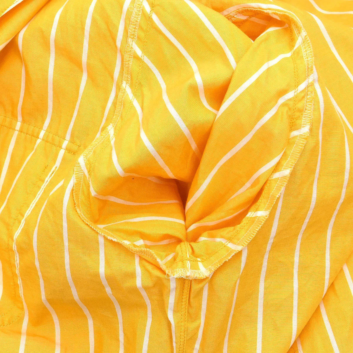 Chanel Blouse Shirt Yellow #40