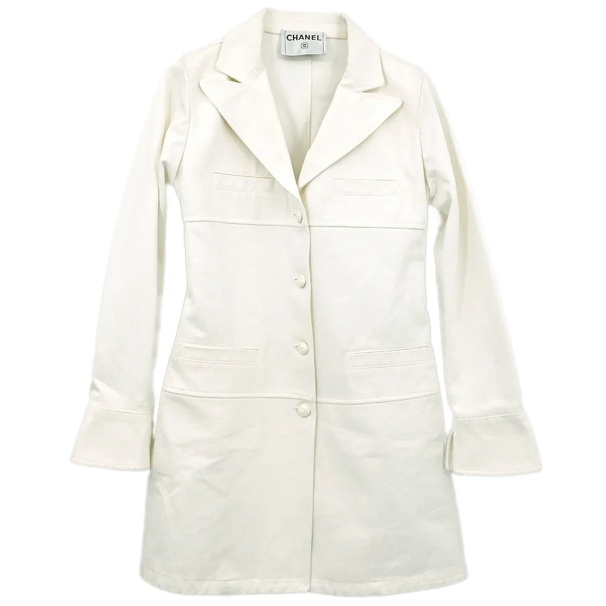 Chanel 2003 Coat White #40