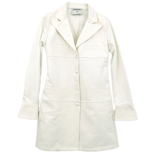 Chanel 2003 Coat White #40