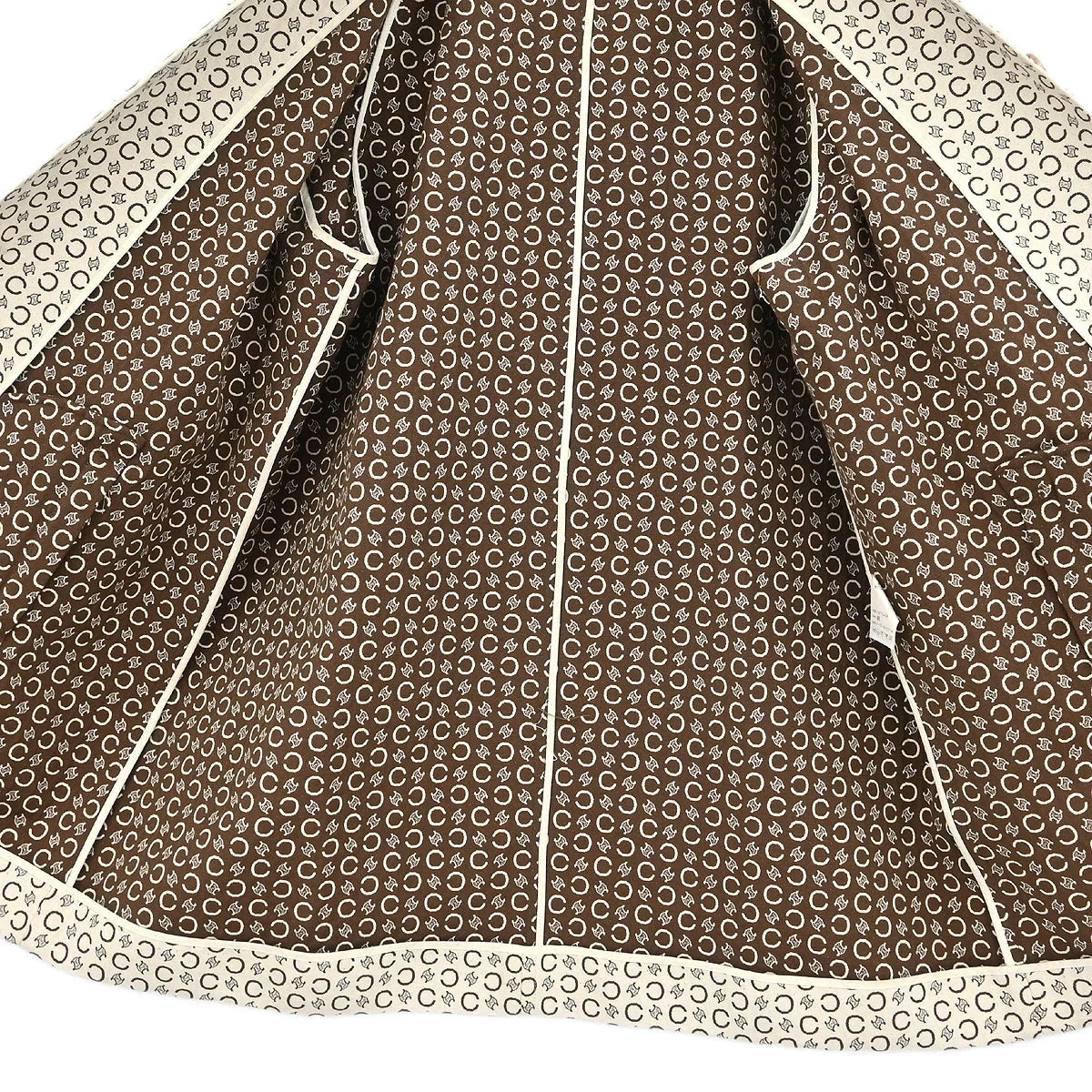 Celine Single Breasted Jacket Macadam White #42