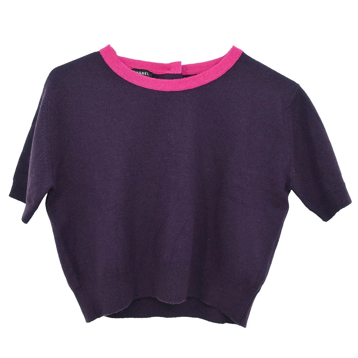 Chanel 1994 Setup Suit Cardigan Top Skirt Purple #42