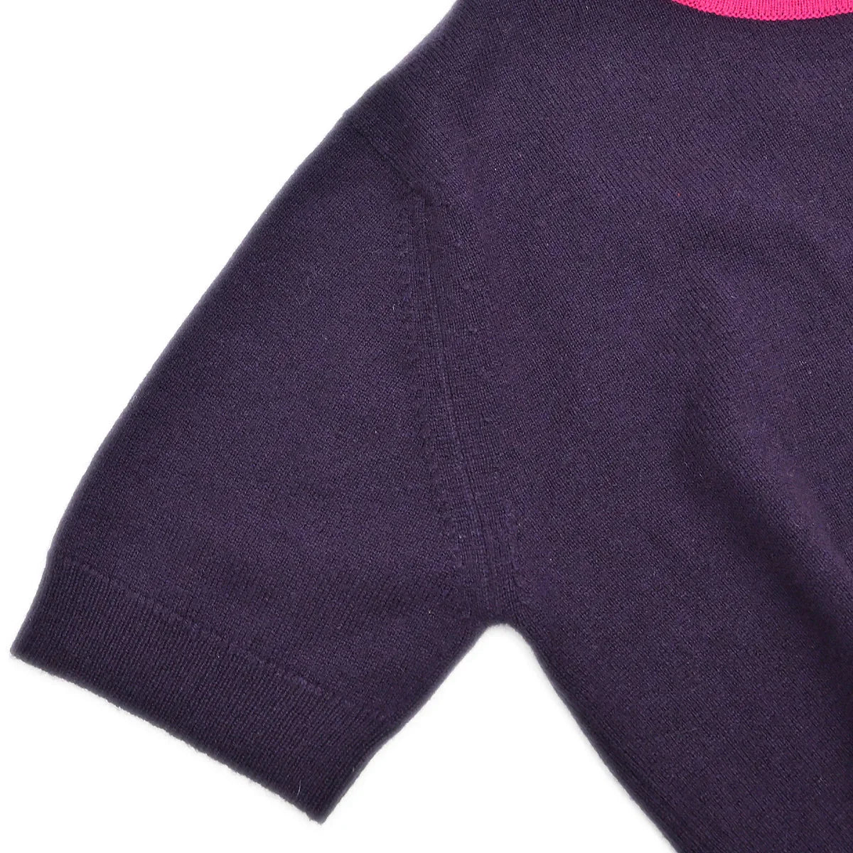 Chanel 1994 Setup Suit Cardigan Top Skirt Purple #42