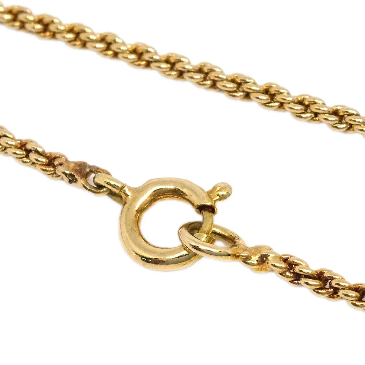 Christian Dior Bracelet Gold Rhinestone