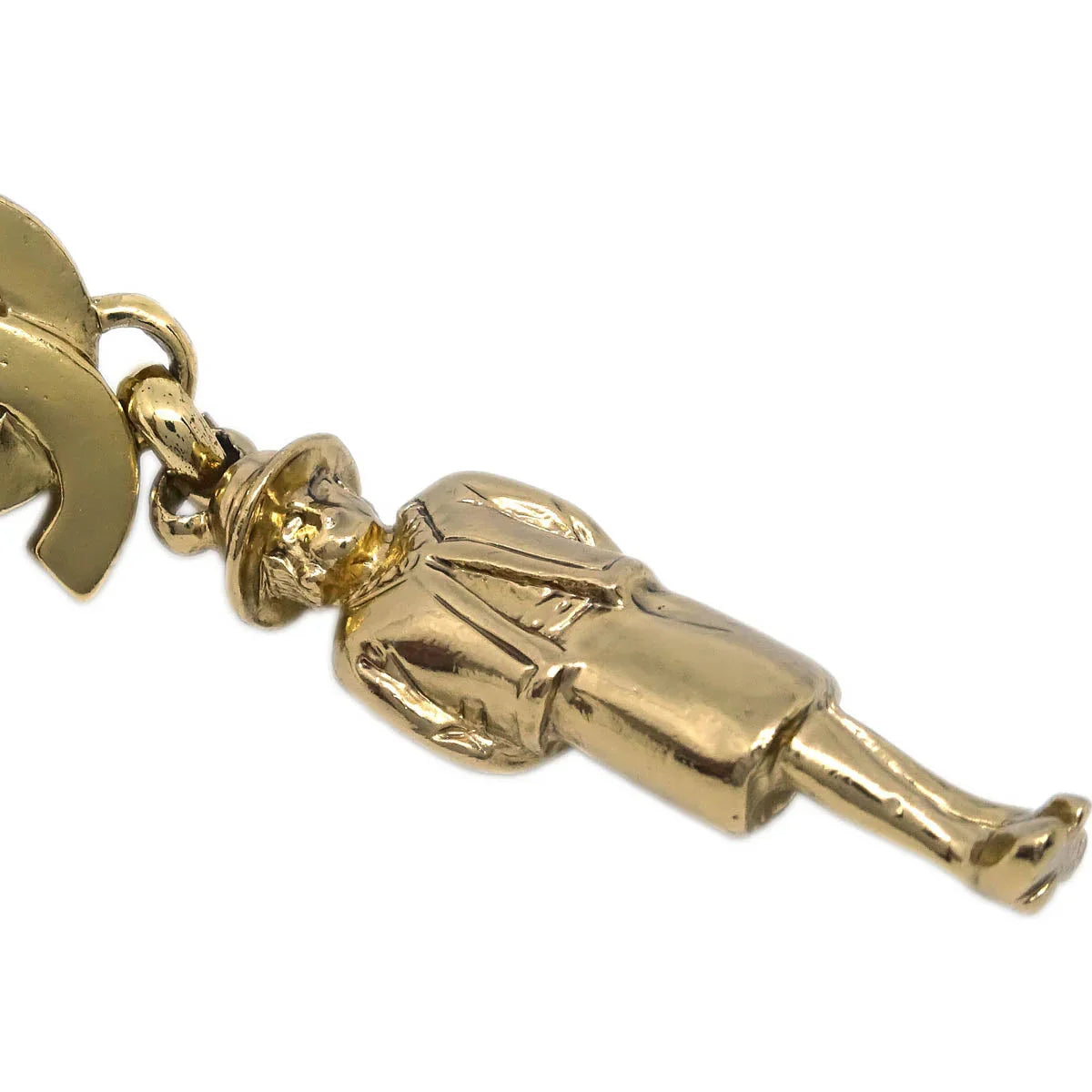 Chanel Dangle Earrings Clip-On Gold 02P