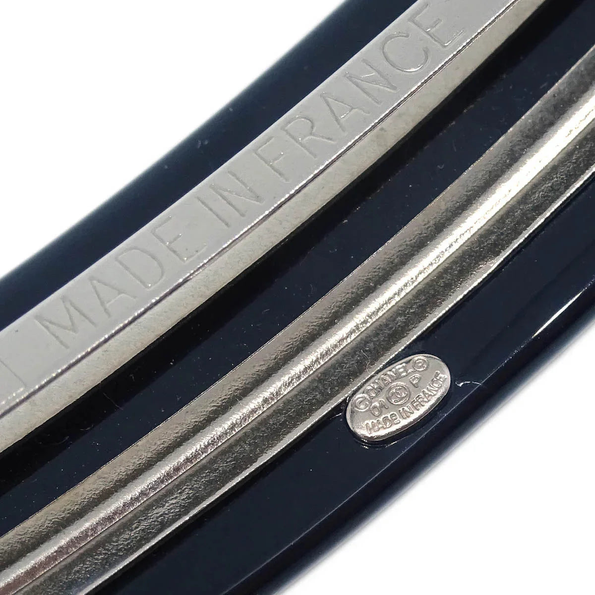 Chanel Barrette Hair Accessories Black 01P