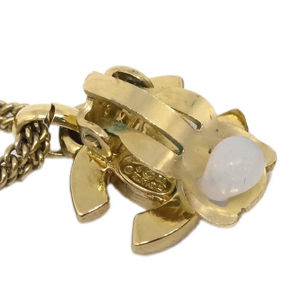 Chanel Dangle Earrings Handbag Clip-On Gold 02P