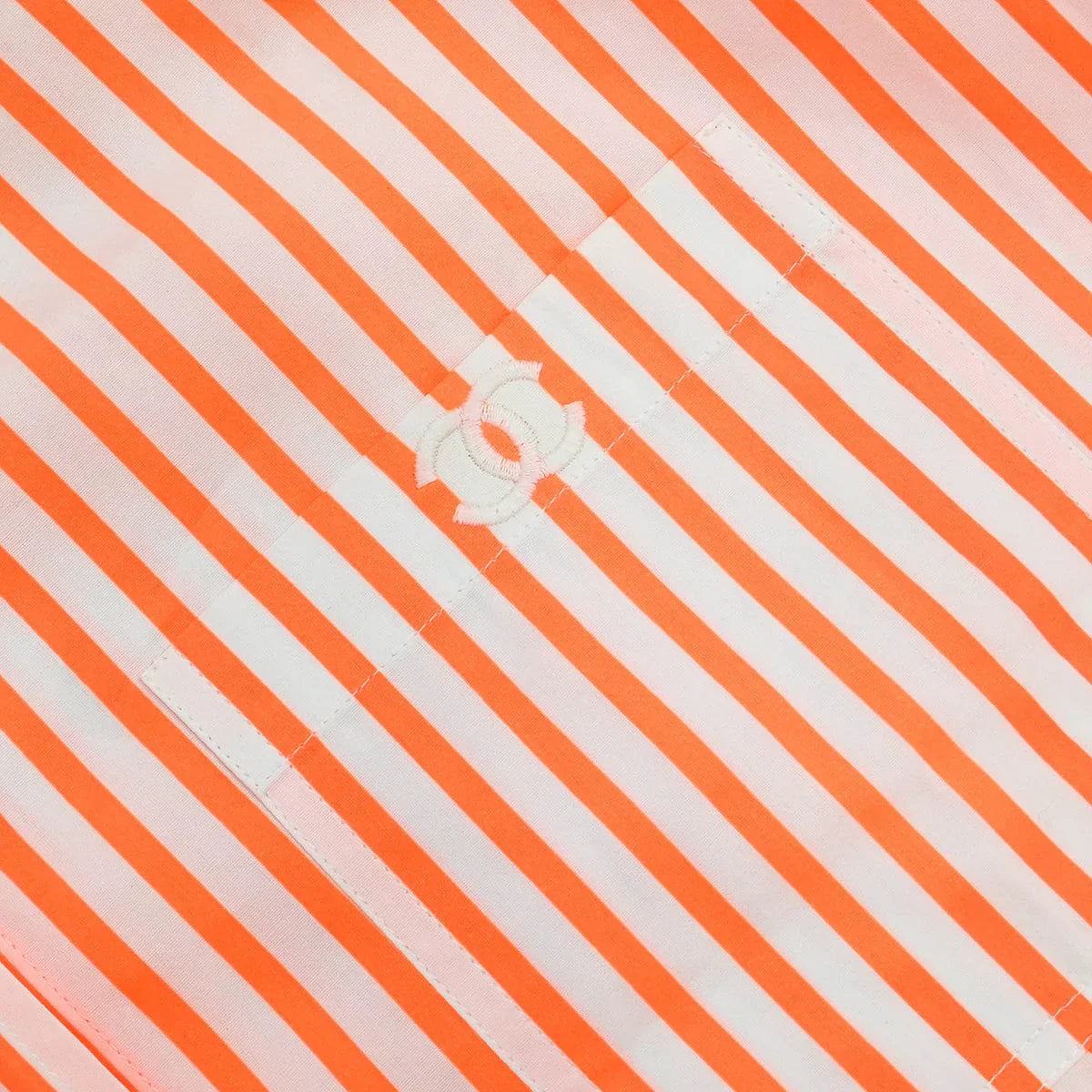 Chanel Blouse Shirt Orange #40
