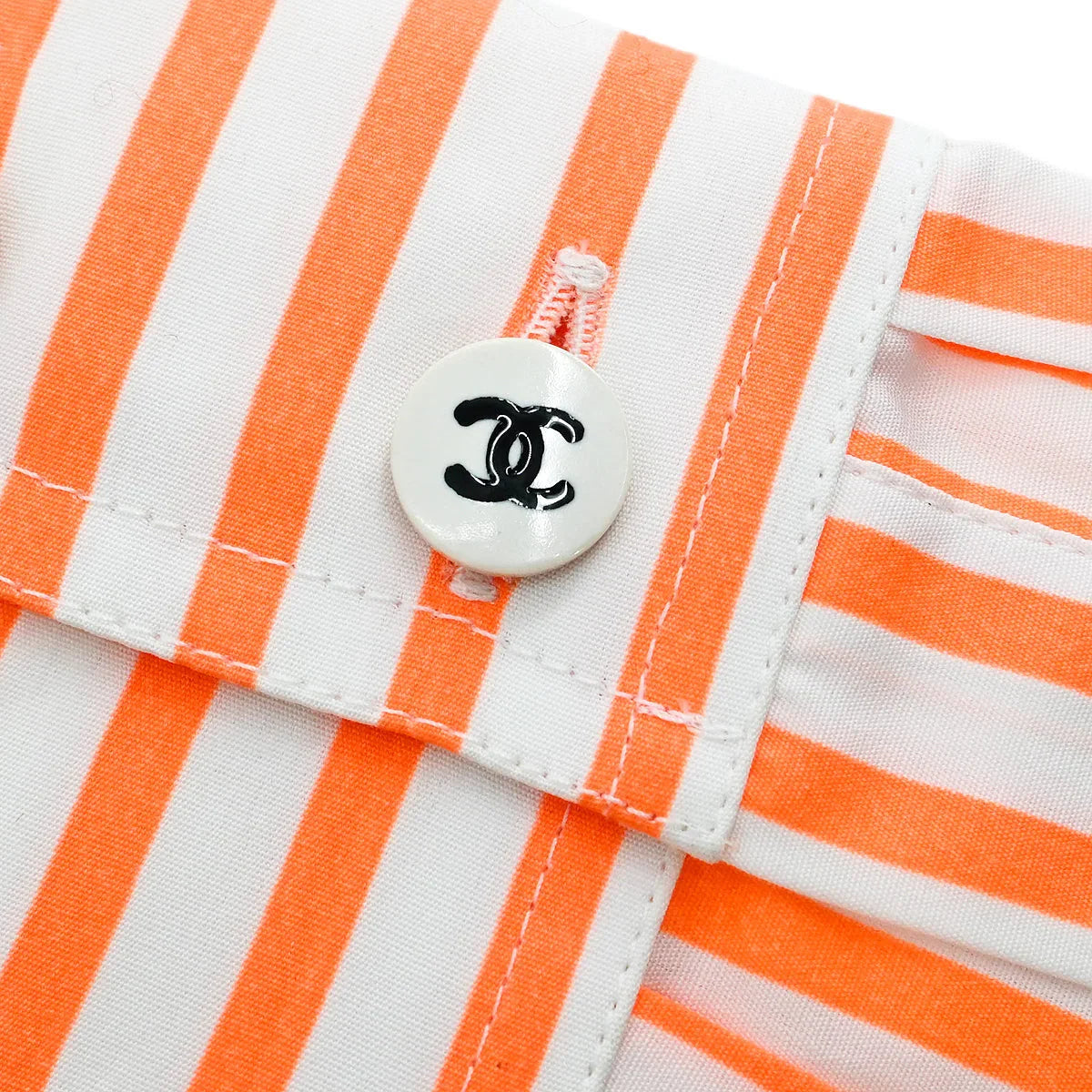 Chanel Blouse Shirt Orange #40