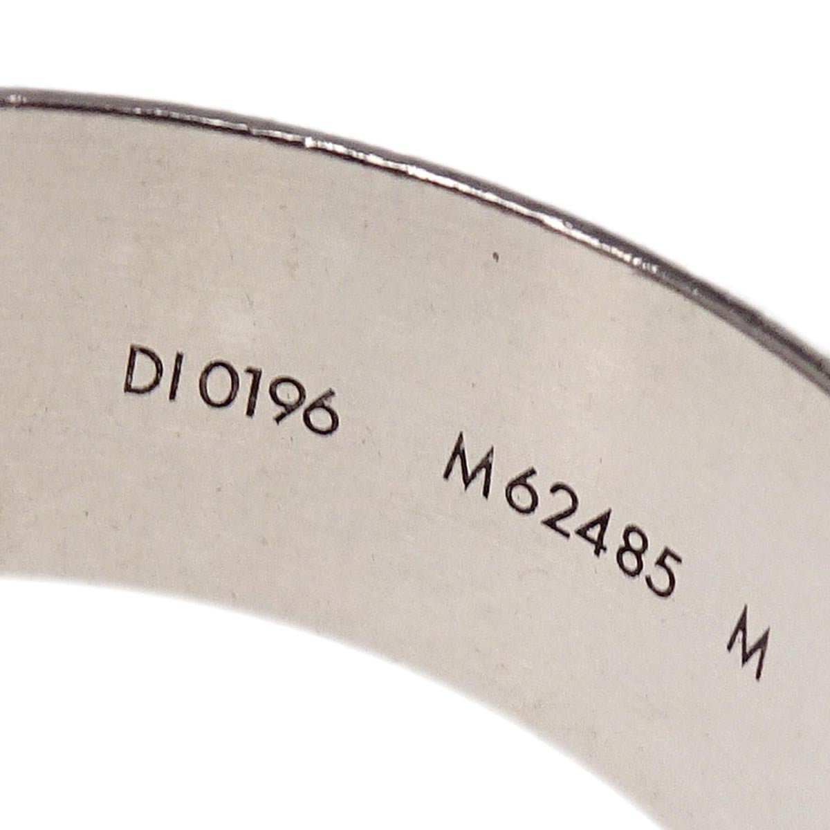 Louis Vuitton Monogram Ring Necklace Silver M62485 #M