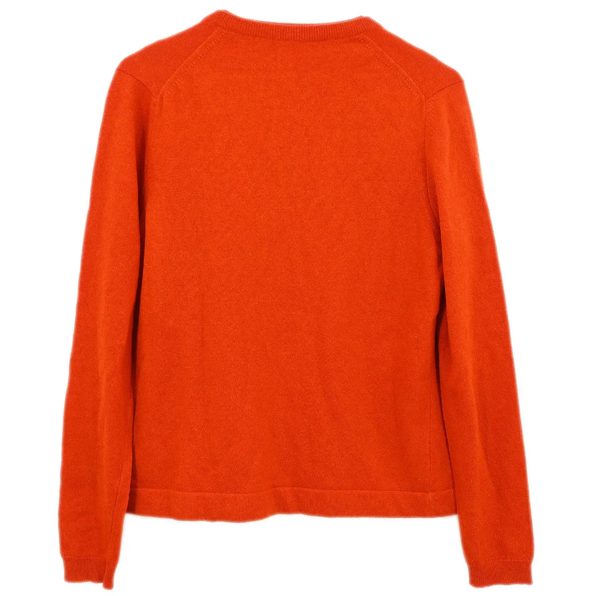 Hermes Cardigan Sleeveless Top Ensemble Orange #SM