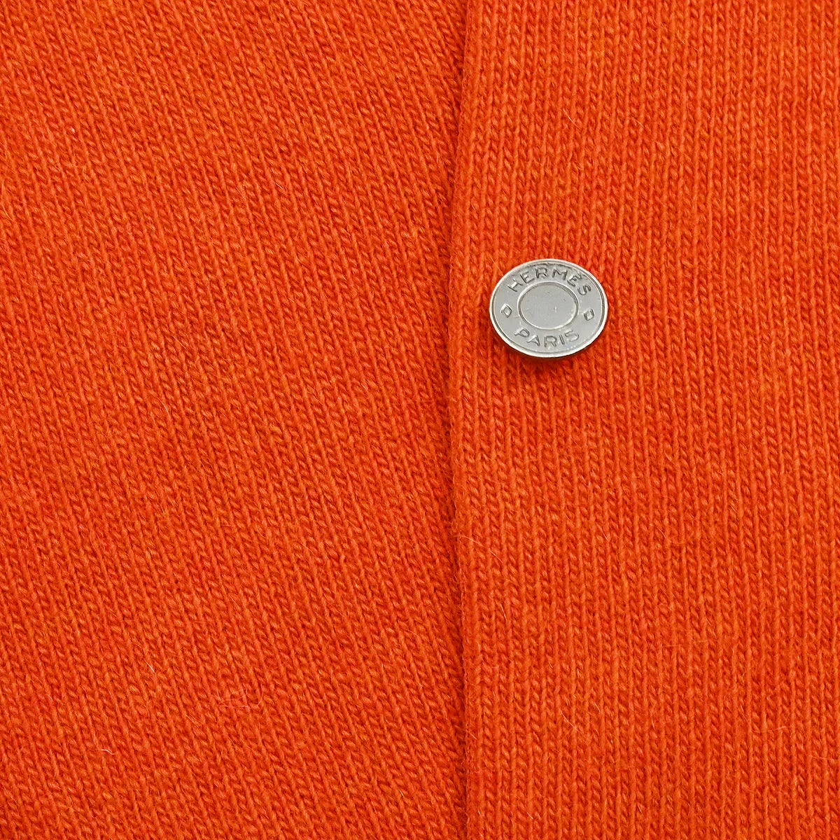 Hermes Cardigan Sleeveless Top Ensemble Orange #SM