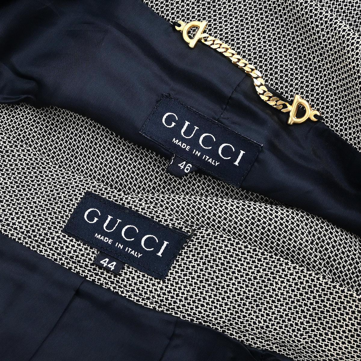 Gucci Setup Suit Jacket Skirt Gray #46 #44