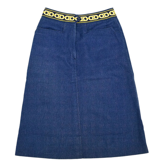 Celine Denim Skirt Indigo