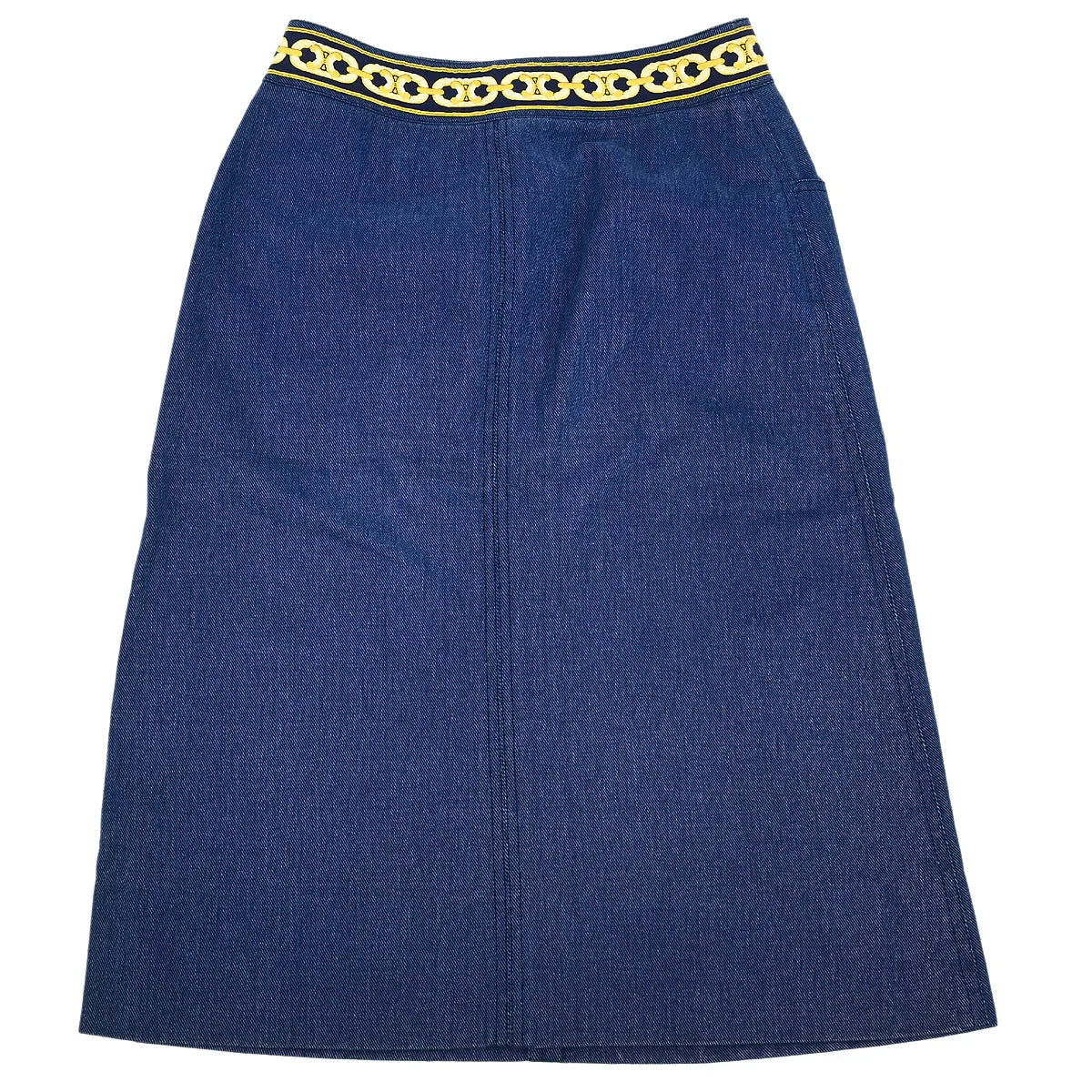 Celine Denim Skirt Indigo