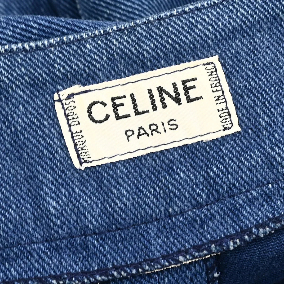 Celine Denim Skirt Indigo