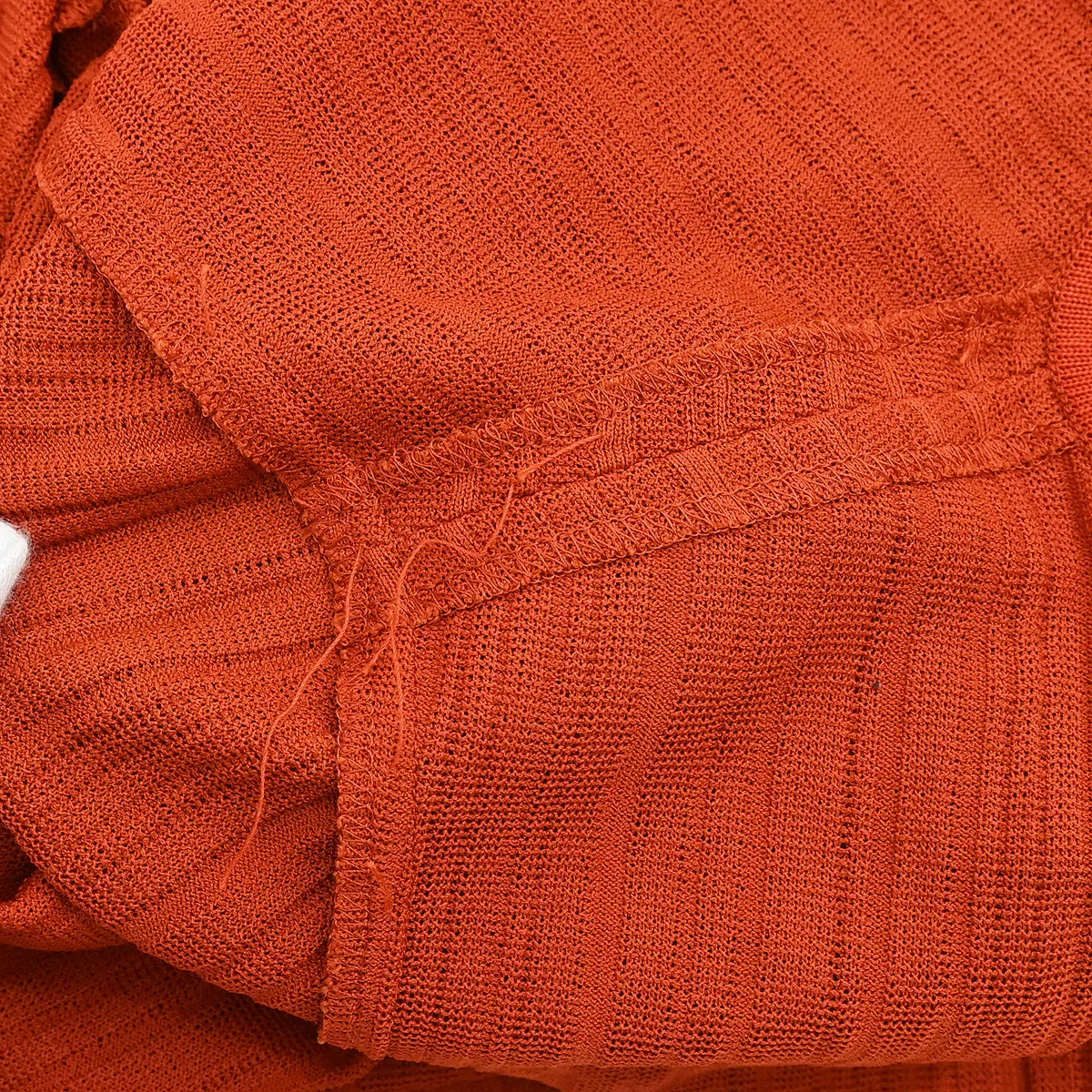 Yves Saint Laurent Setup Cardigan Short Sleeve Dress Orange #M